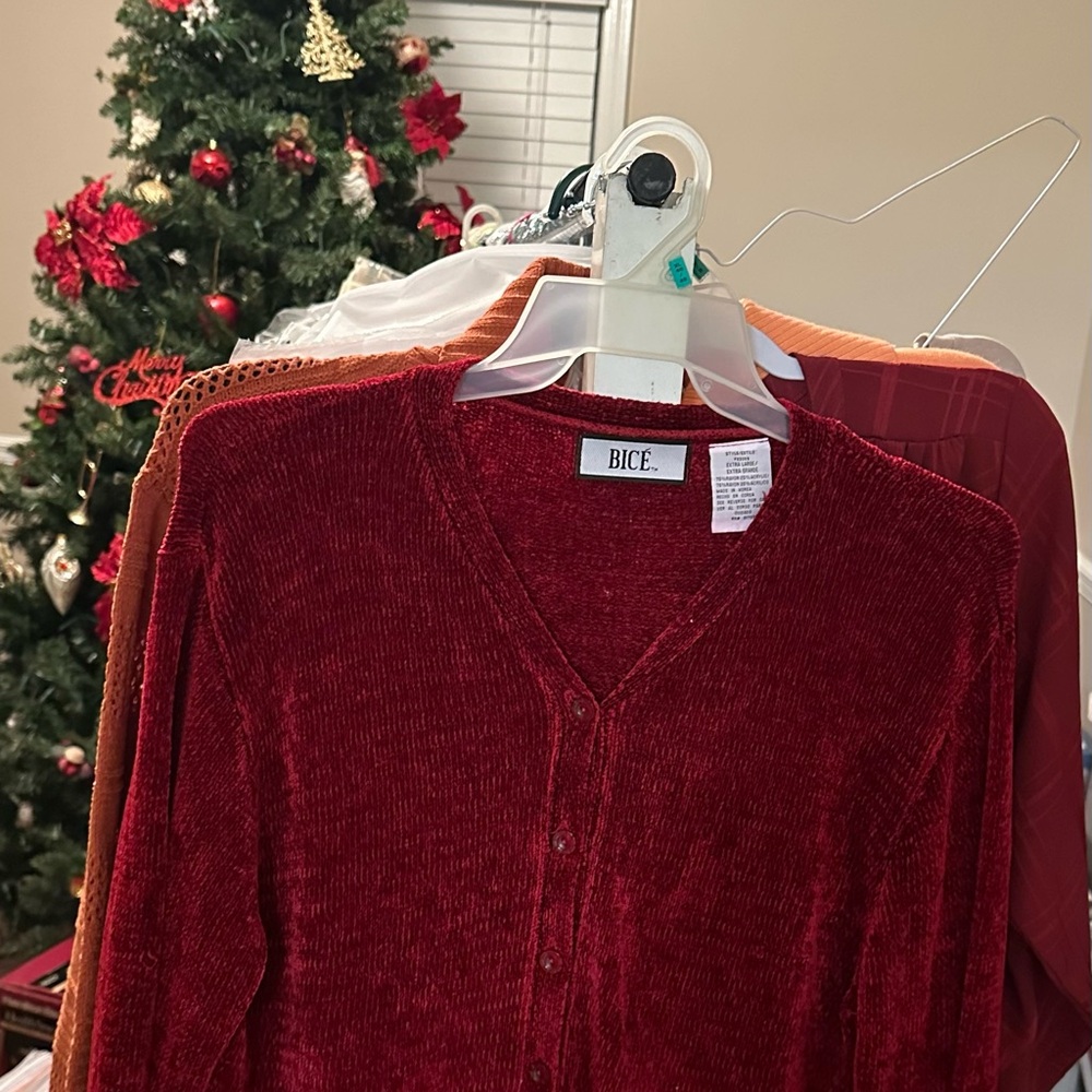 Bice Women’s Red Sweater in Size Extra Large